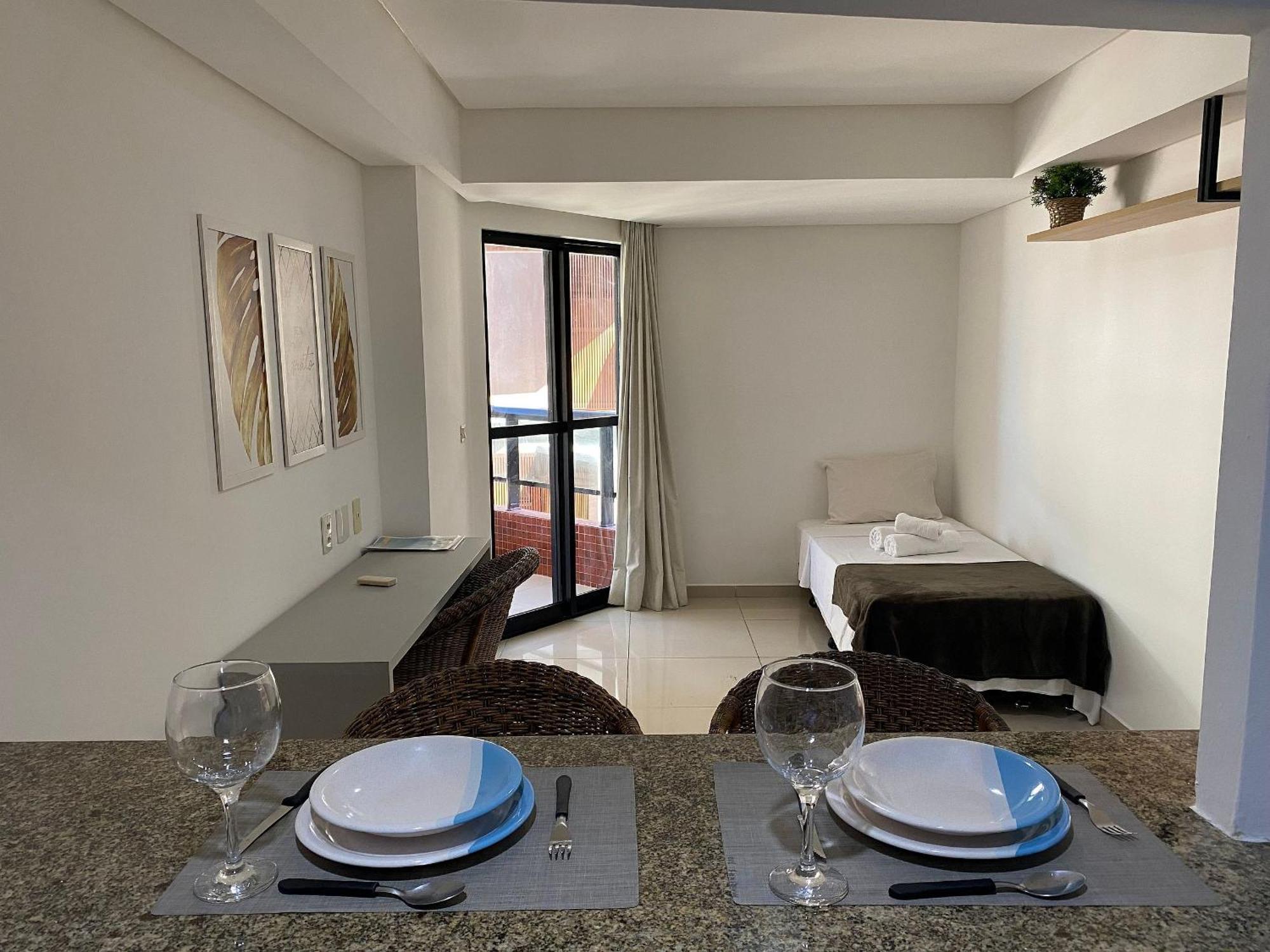 Bela Hospedagem - Marinas Flat - Excelente Localizacao Na Orla De Cabo Branco Joao Pessoa Luaran gambar